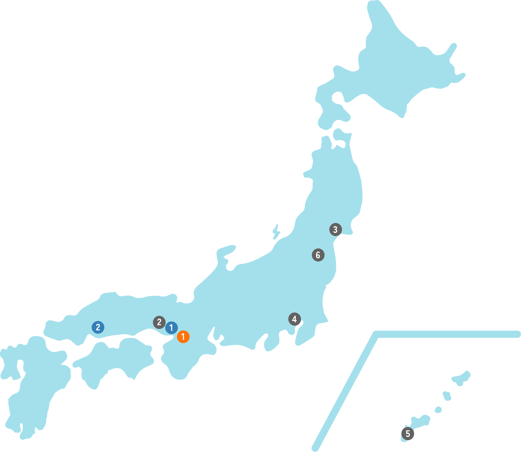 日本地図